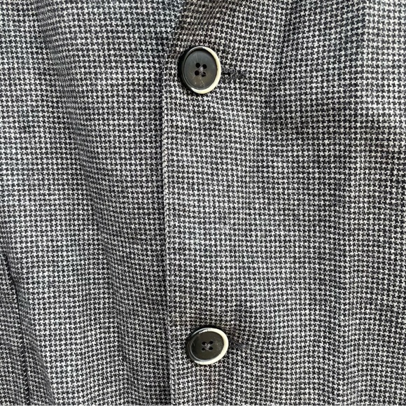 RODA Men Grey Wool Sweater Blazer Travel jacquard Jacket M 48 Made in Italy - Picture 3 of 9